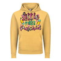 Vintage Mustard little miss preschool Vintage Hoodie - Zillion Design Studio