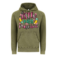 Vintage Olive little miss preschool Vintage Hoodie - Zillion Design Studio