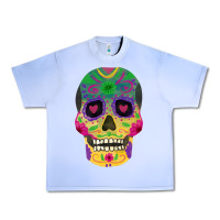 Grape Ice sugar skull Urban Heavy Tee - FaDigitalArtStudio