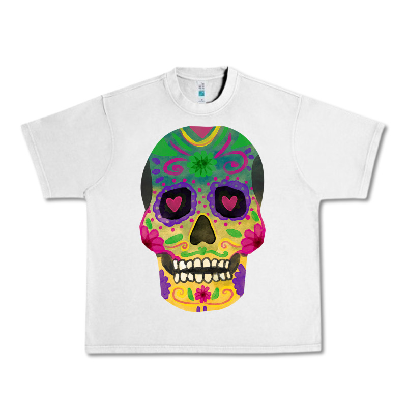 Sugar Skull Urban Heavy Tee by FaDigitalArtStudio | Teevron