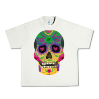 Pistachio sugar skull Urban Heavy Tee - FaDigitalArtStudio