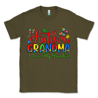Army Green autism grandma i love my grandson Classic Tee - Artiststas