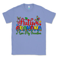 Colony Blue autism grandma i love my grandson Classic Tee - Artiststas
