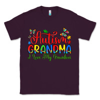 Plum autism grandma i love my grandson Classic Tee - Artiststas