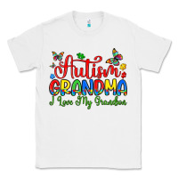 White autism grandma i love my grandson Classic Tee - Artiststas