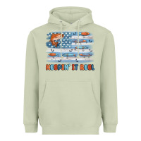 Matcha fishing lure flag keepin' it reel Heavyweight Hoodie - MaliasSmallBusiness