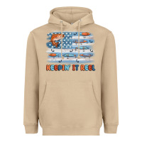 Mushroom fishing lure flag keepin' it reel Heavyweight Hoodie - MaliasSmallBusiness