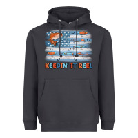 Fishing Lure Flag Keepin' It Reel Heavyweight Hoodie | Teevron
