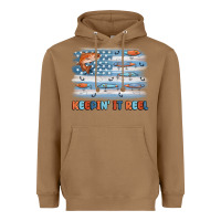 Toasted Coconut fishing lure flag keepin' it reel Heavyweight Hoodie - MaliasSmallBusiness