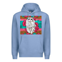 Colony Blue Western Ragdoll Cat Premium Hoodie - LillyAllenDesigns