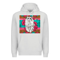 Dove Grey Western Ragdoll Cat Premium Hoodie - LillyAllenDesigns