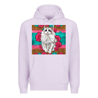 Lilac Western Ragdoll Cat Premium Hoodie - LillyAllenDesigns
