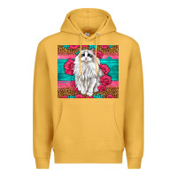 Mustard Western Ragdoll Cat Premium Hoodie - LillyAllenDesigns