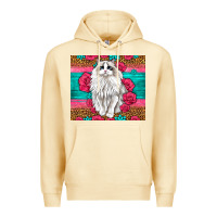 Pina Colada Western Ragdoll Cat Premium Hoodie - LillyAllenDesigns