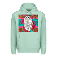 Seafoam Western Ragdoll Cat Premium Hoodie - LillyAllenDesigns