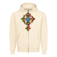 Sandshell christmas cross Zipper Hoodie - AdoDesignShop