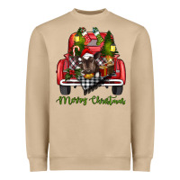 Mushroom merry christmas truck Heavyweight Sweatshirt - RanaPortraitStore