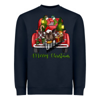Navy merry christmas truck Heavyweight Sweatshirt - RanaPortraitStore