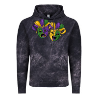Cloud Black mardi gras mask Vintage Hoodie - RanaPortraitStore
