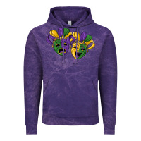 Cloud Purple mardi gras mask Vintage Hoodie - RanaPortraitStore