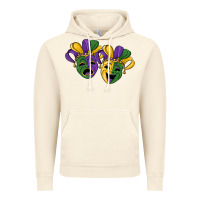 Vintage Artic mardi gras mask Vintage Hoodie - RanaPortraitStore