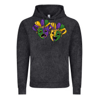 Vintage Black mardi gras mask Vintage Hoodie - RanaPortraitStore