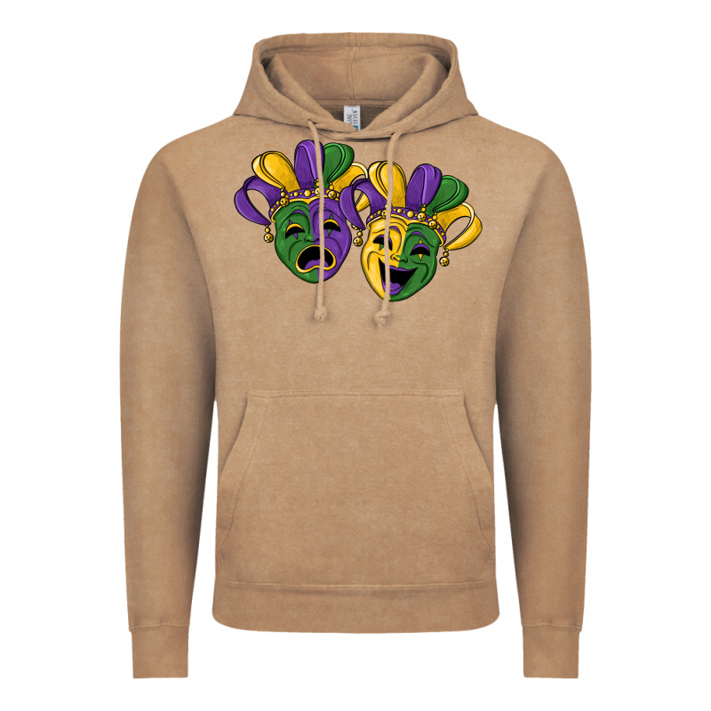 Mardi Gras Mask Vintage Hoodie by RanaPortraitStore | Teevron