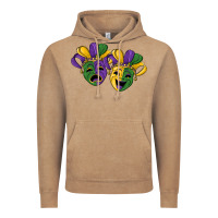 Vintage Coffee mardi gras mask Vintage Hoodie - RanaPortraitStore