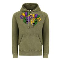 Vintage Olive mardi gras mask Vintage Hoodie - RanaPortraitStore