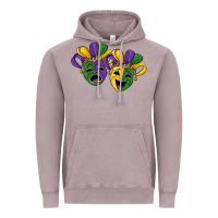 Vintage Zinc mardi gras mask Vintage Hoodie - RanaPortraitStore