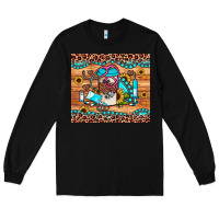 Black western gemstone sunflower nurse Long Sleeve Tee - JahusDesignShop