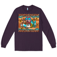 Plum western gemstone sunflower nurse Long Sleeve Tee - JahusDesignShop