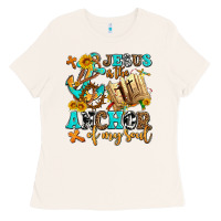 Bone jesus is the anchor of my soul Ladies Tee - AdoDesignShop