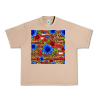 Burro patriotic flowers seamless pattern Urban Heavy Tee - HRA Design Shop