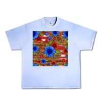 Grape Ice patriotic flowers seamless pattern Urban Heavy Tee - HRA Design Shop
