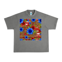 Tornado patriotic flowers seamless pattern Urban Heavy Tee - HRA Design Shop