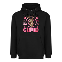 Black better aim than cupid Heavyweight Hoodie - MaliasSmallBusiness
