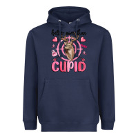 Navy better aim than cupid Heavyweight Hoodie - MaliasSmallBusiness