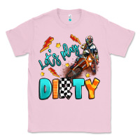 Bubblegum Pink let's play dirty Classic Tee - Artiststas