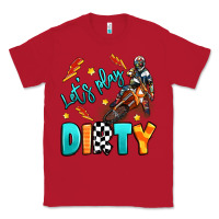 Red let's play dirty Classic Tee - Artiststas