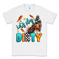 White let's play dirty Classic Tee - Artiststas