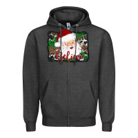 Charcoal Heather believe santa Zipper Hoodie - AdoDesignShop