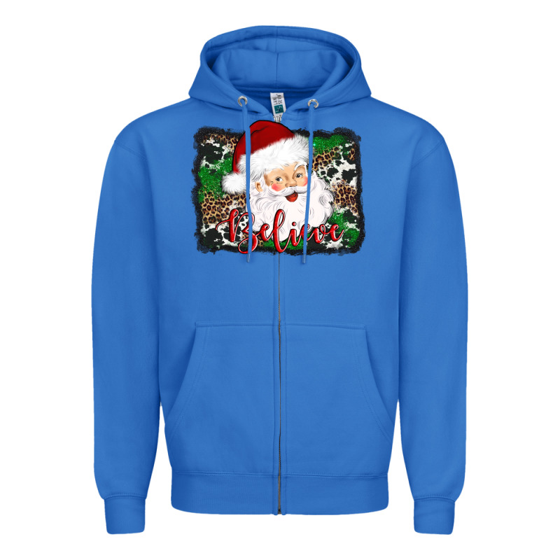 Believe Santa Zipper Hoodie by AdoDesignShop | Teevron