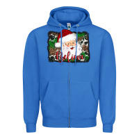 True Royal believe santa Zipper Hoodie - AdoDesignShop