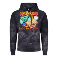 Cloud Black game over back to school Vintage Hoodie - texasbilliewilder
