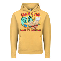 Vintage Mustard game over back to school Vintage Hoodie - texasbilliewilder