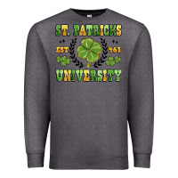 Charcoal Heather st. patricks university Premium Sweatshirt - MaliasSmallBusiness