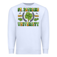 White st. patricks university Premium Sweatshirt - MaliasSmallBusiness