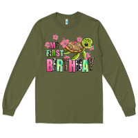 Army Green mu first birthday Long Sleeve Tee - AdoDesignShop