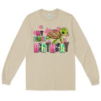 Mushroom mu first birthday Long Sleeve Tee - AdoDesignShop